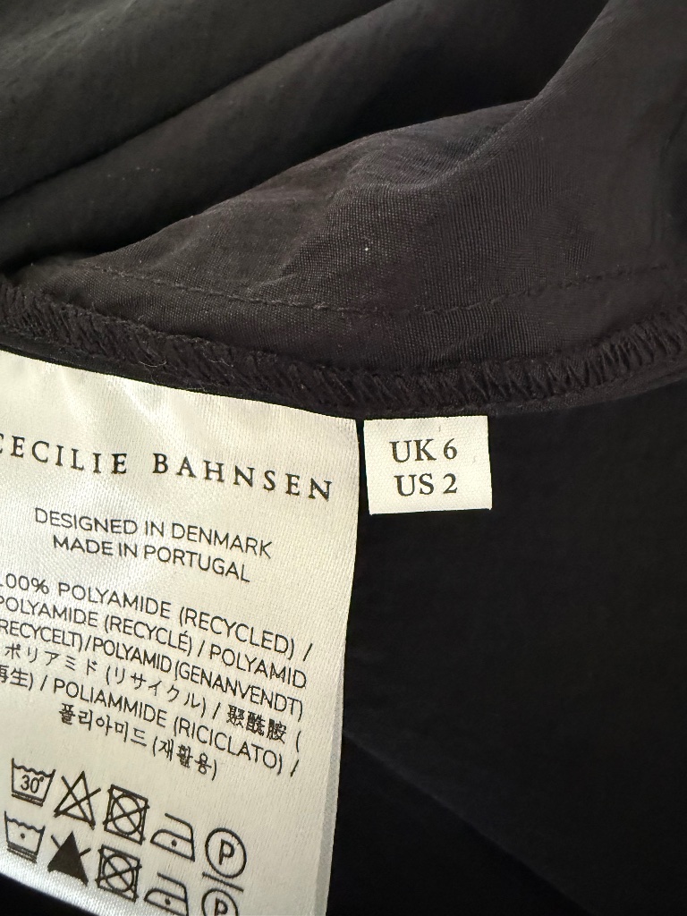 Cecilie Bahnsen Bella Top, Us Size 2, Black, New With Tags — image 5 of 8